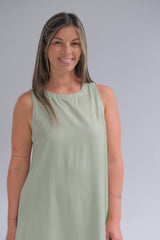 Vestido Shine Verde Lima