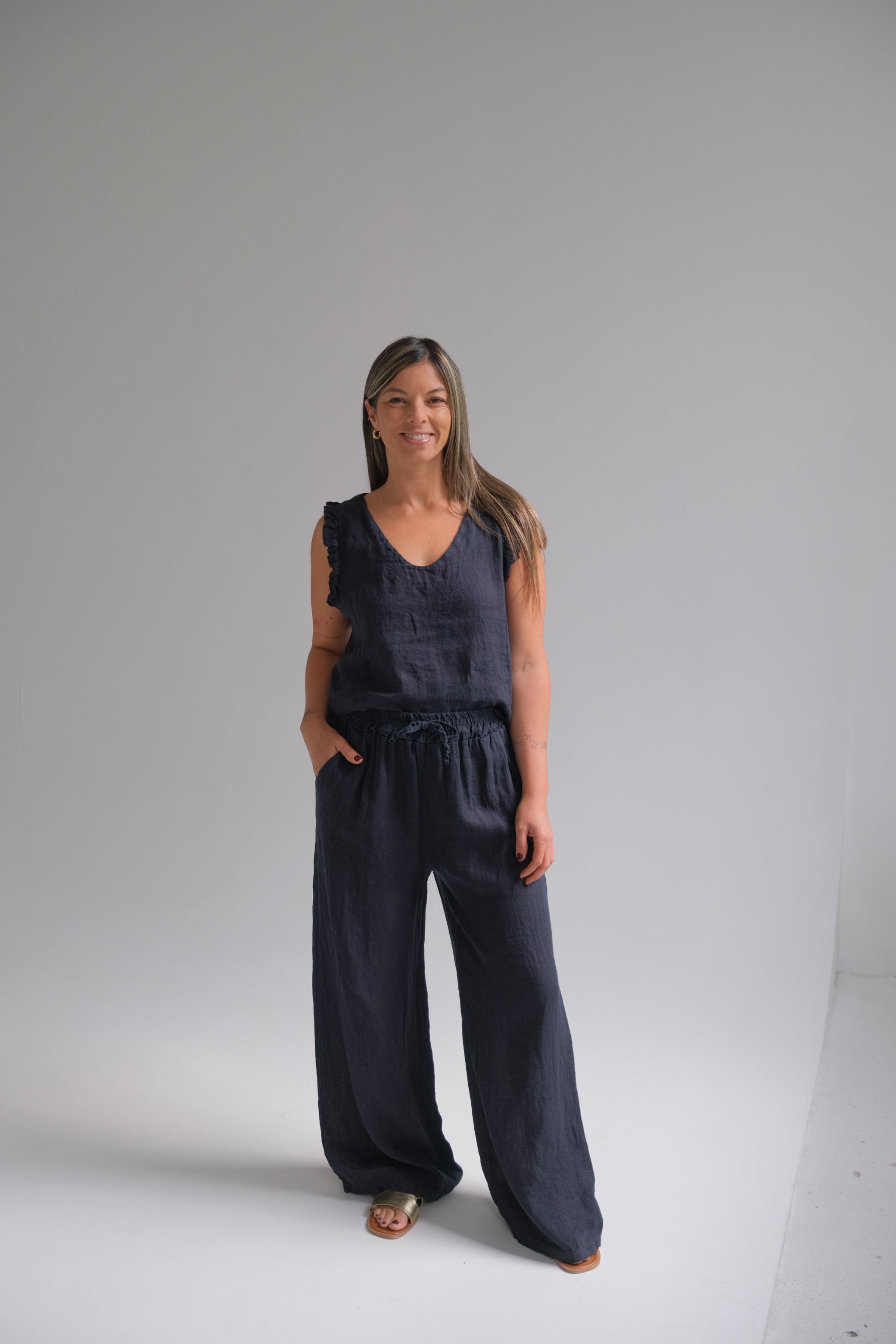 Pantalon Clio Azul Marino