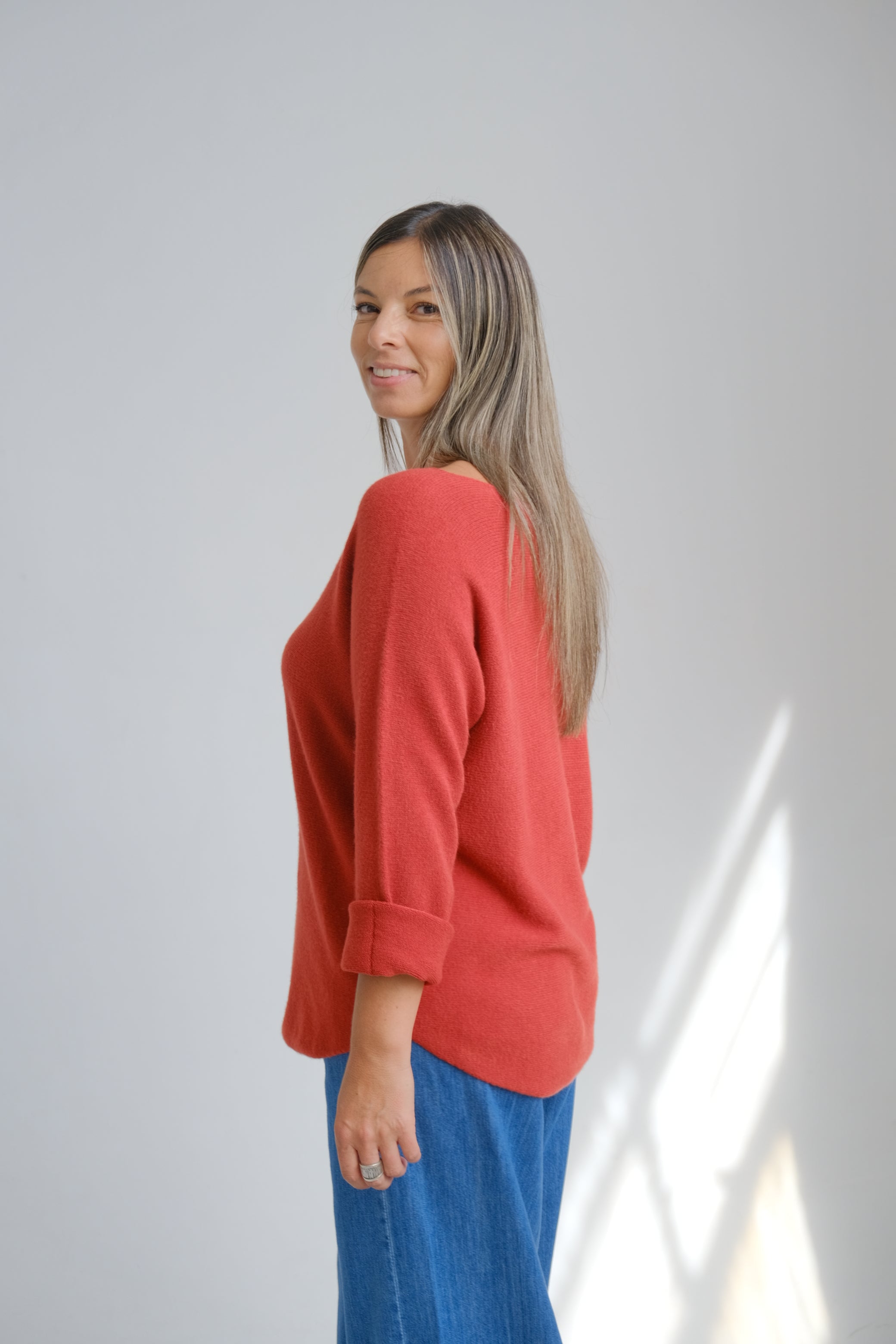 Sweater Comodín Terracota
