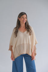 Poncho Joaquina Beige