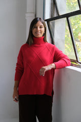 Polerón Rombo Rojo