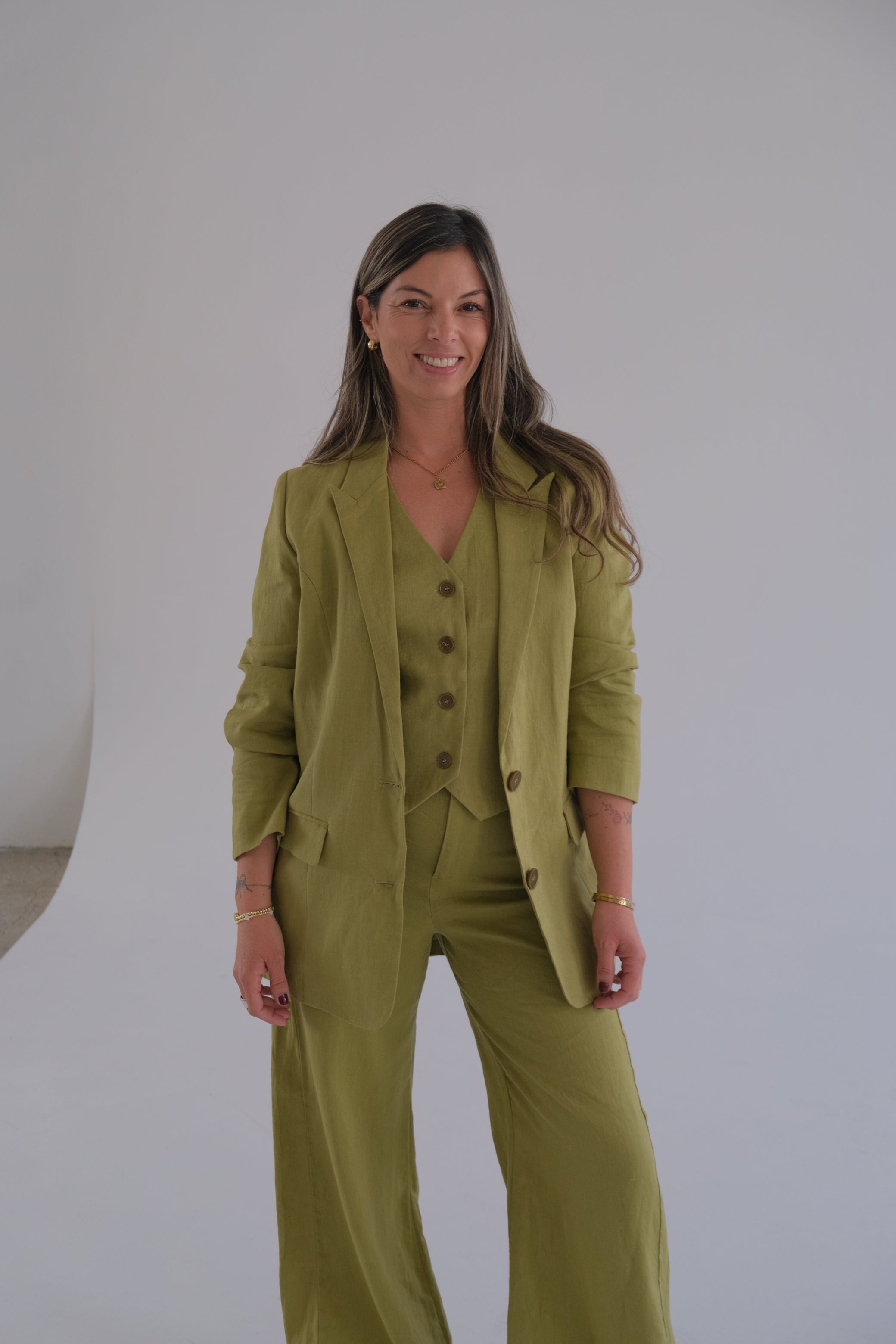 Blazer pistacho Cápsula