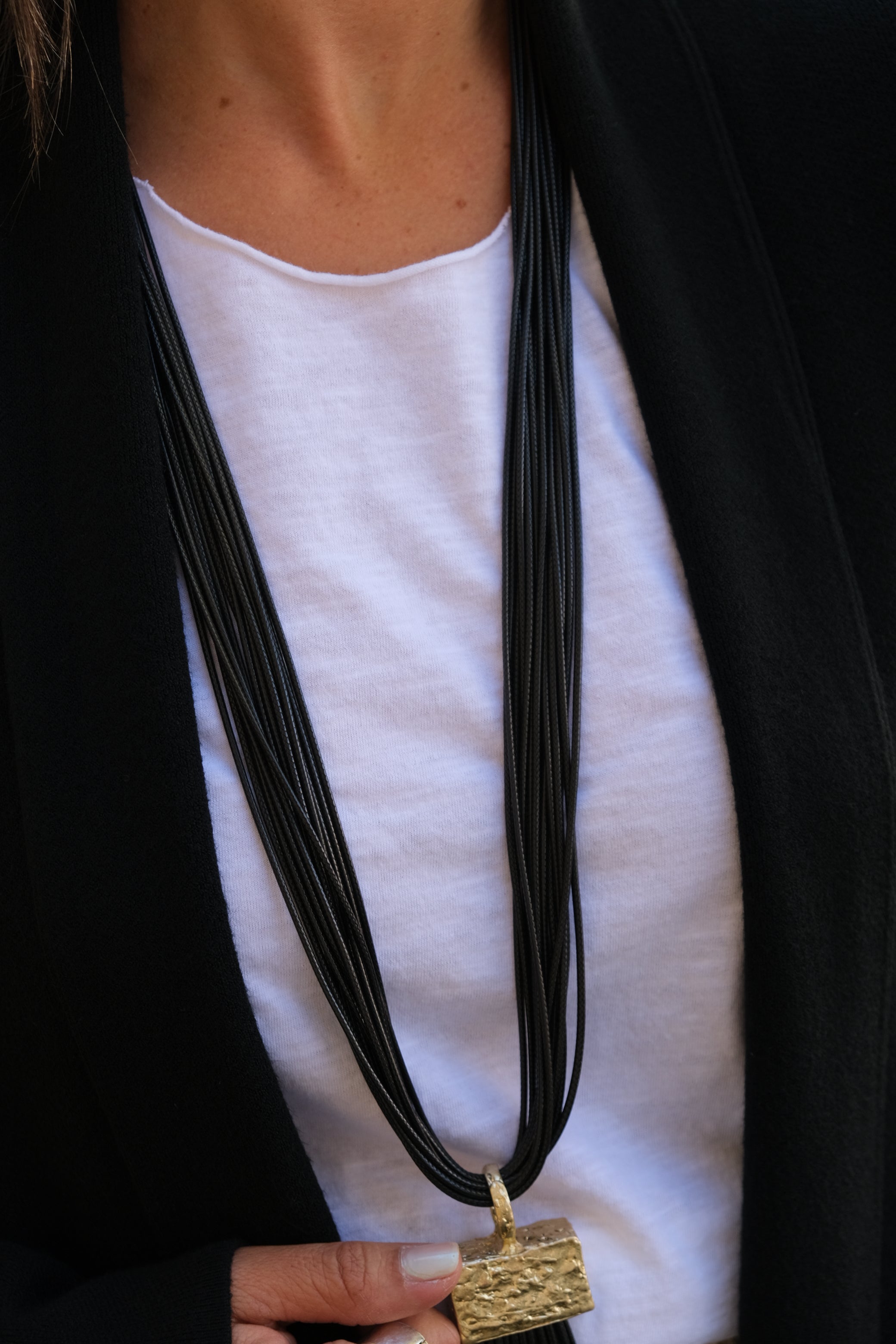 Collar Fleco Negro