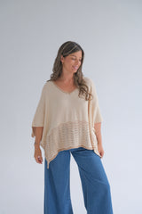Poncho Joaquina Beige