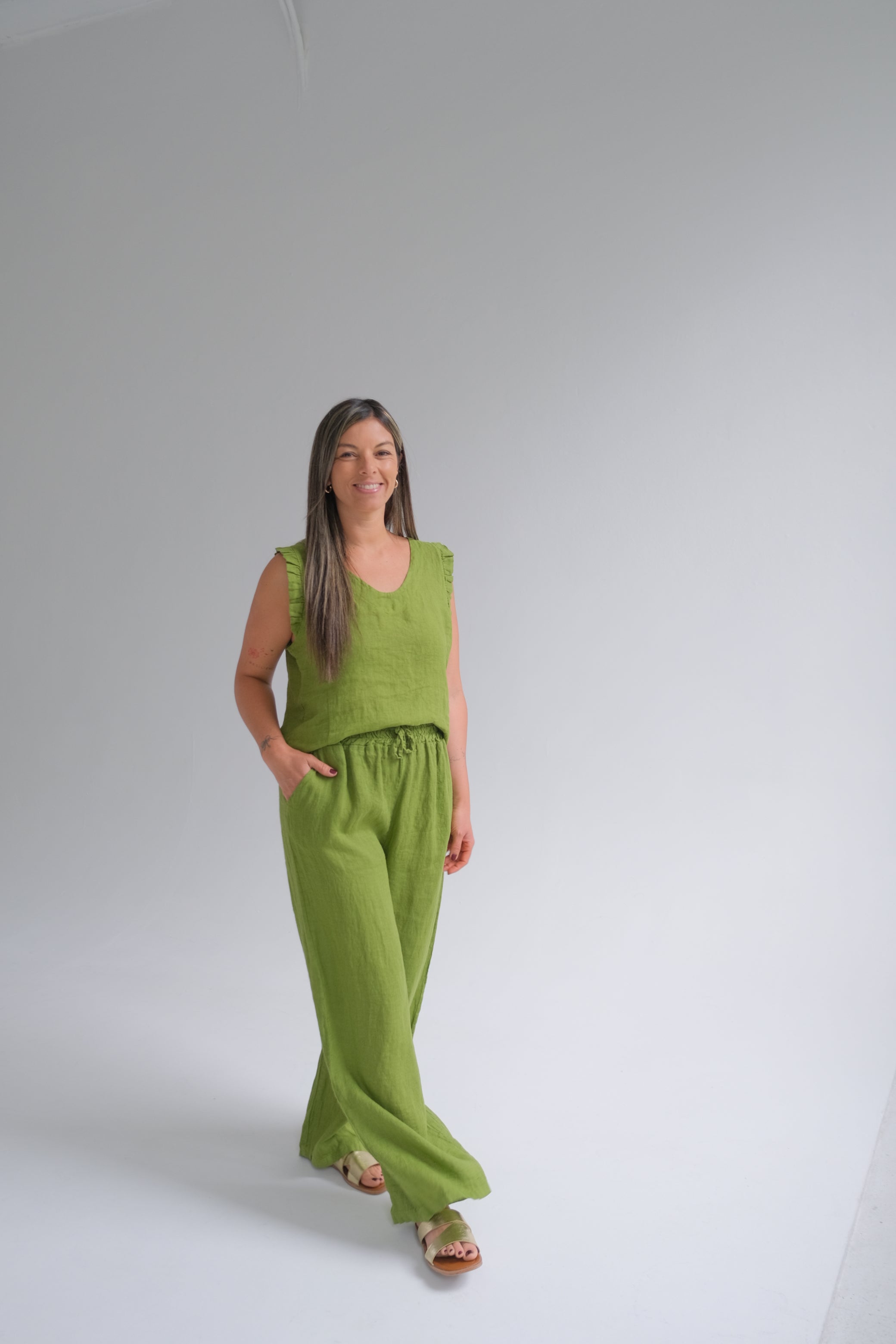 Pantalon Clio Pistacho