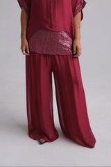 Pantalon Varenna Bordo