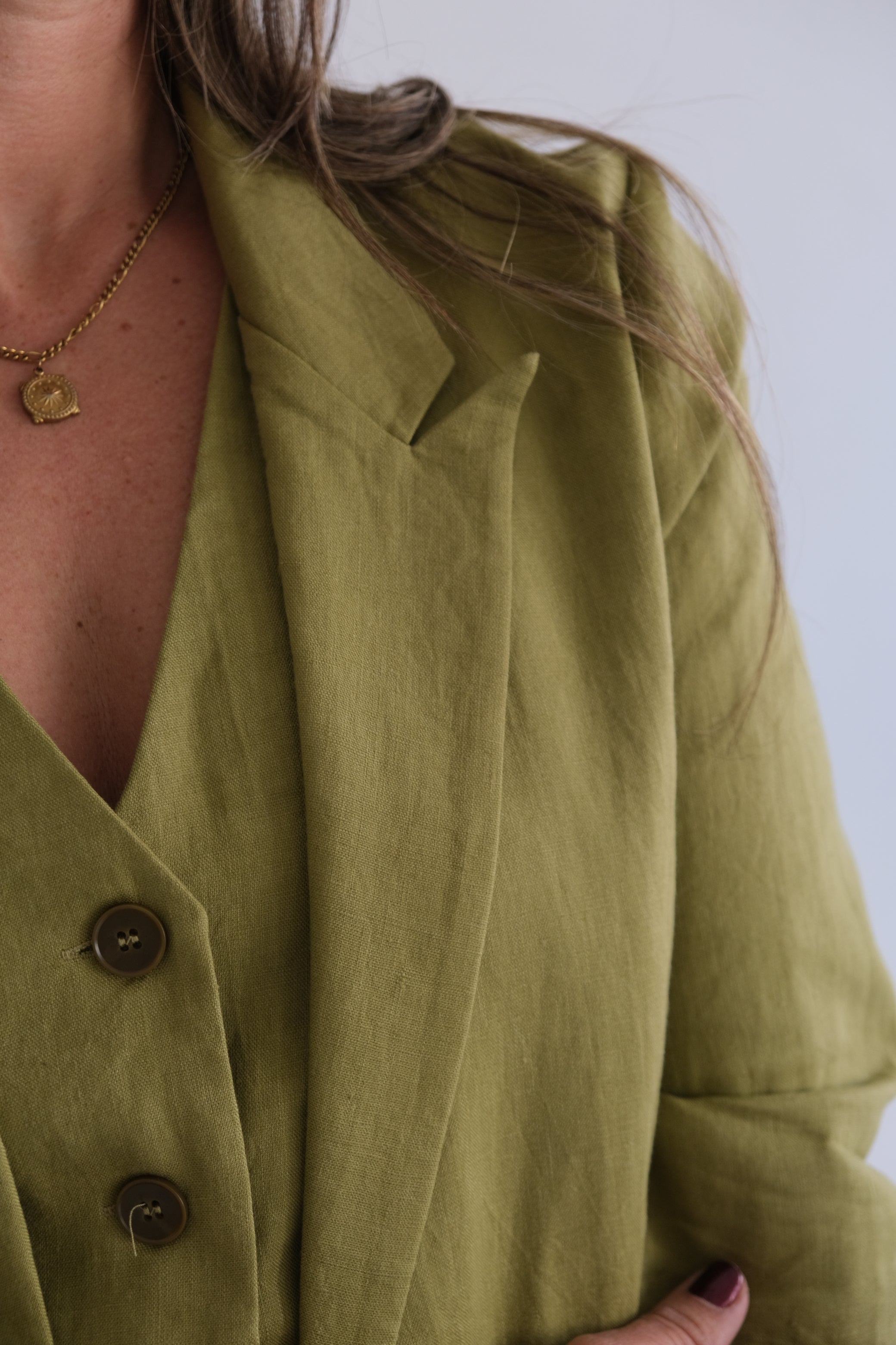 Blazer pistacho Cápsula