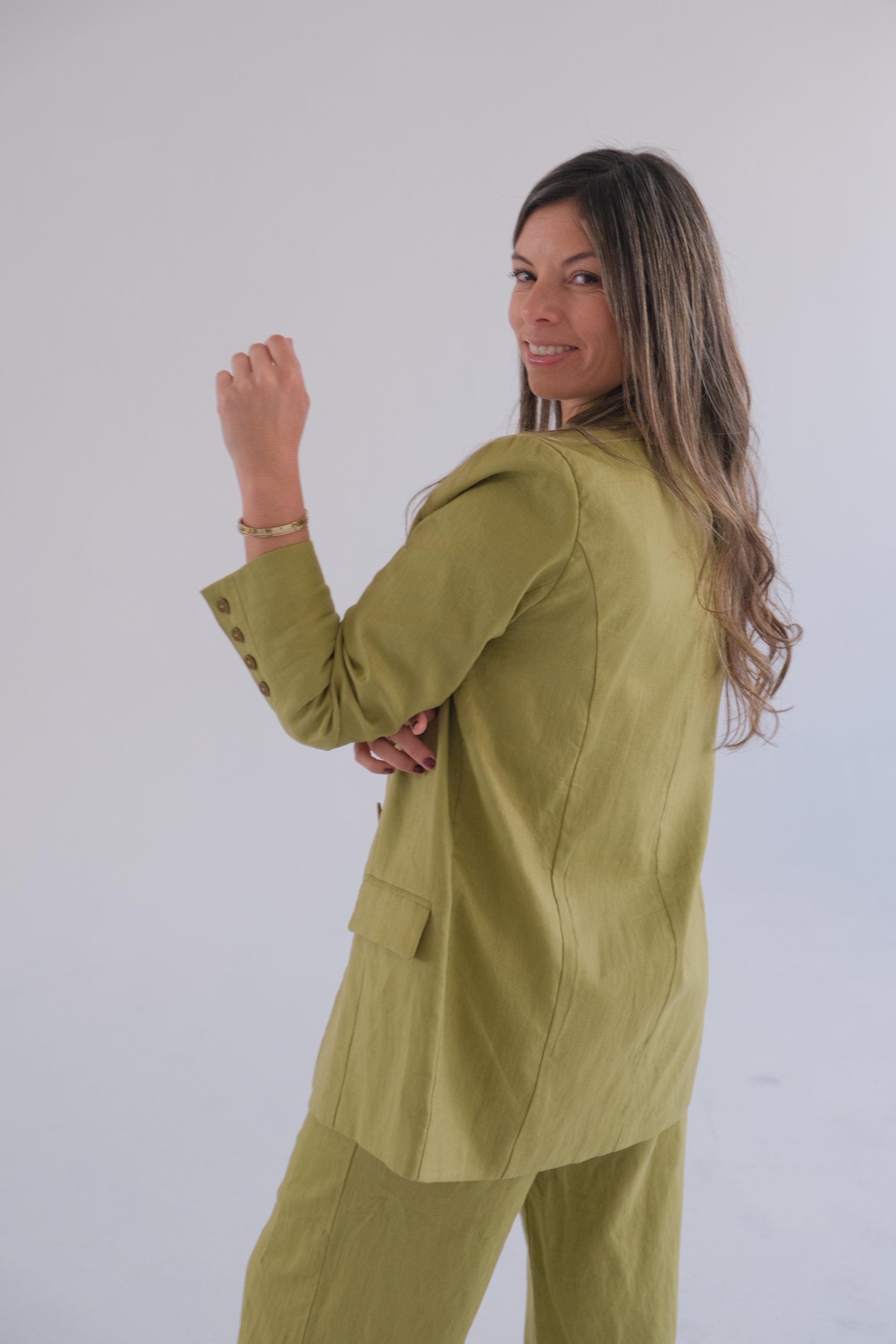 Blazer pistacho Cápsula