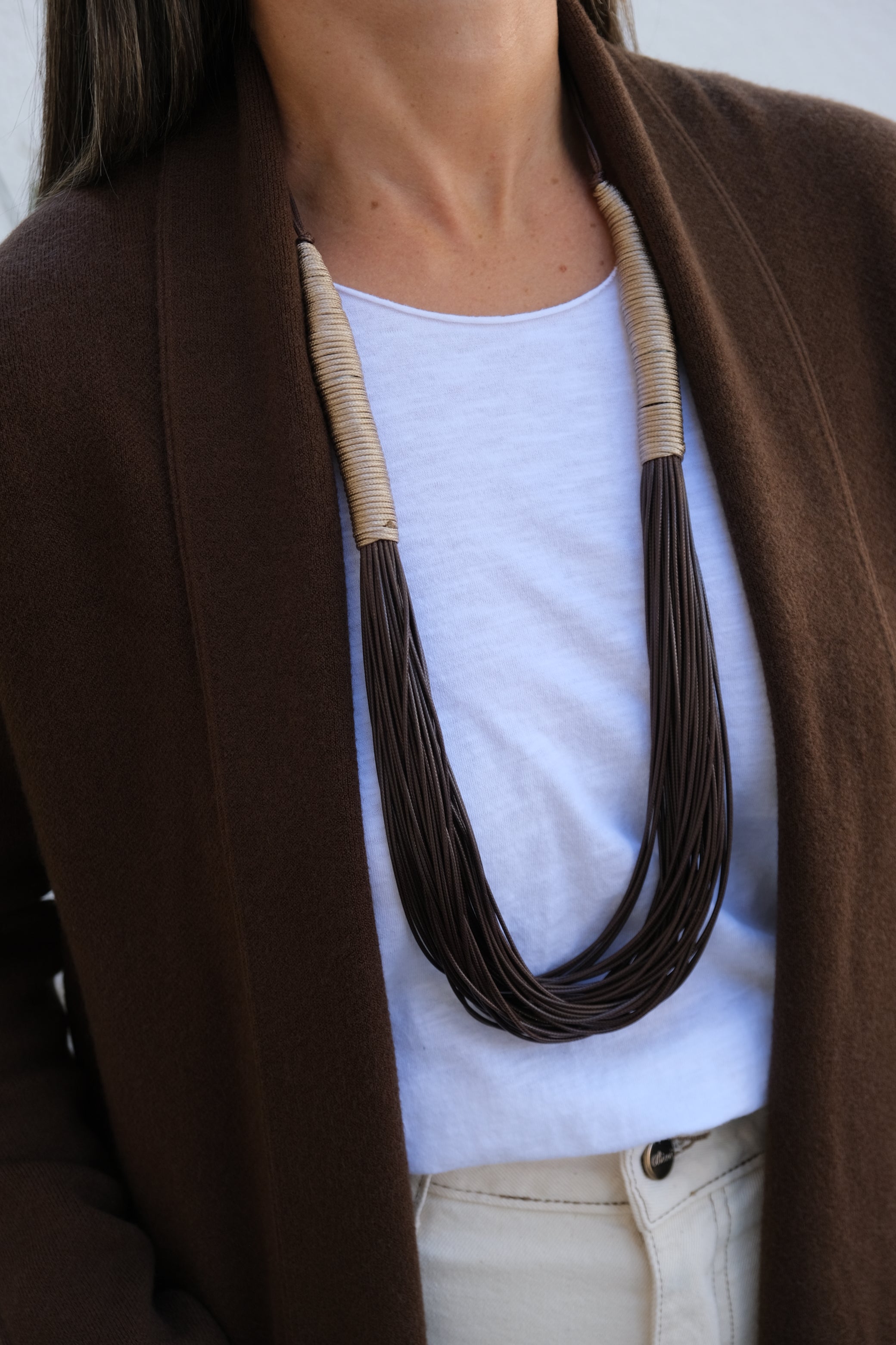 Collar Milano Chocolate