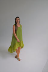 Vestido Flamenquero Pistacho