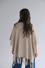 Ruana Valeriana Beige