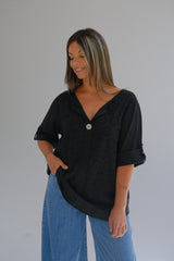 Blusa Dots Negro