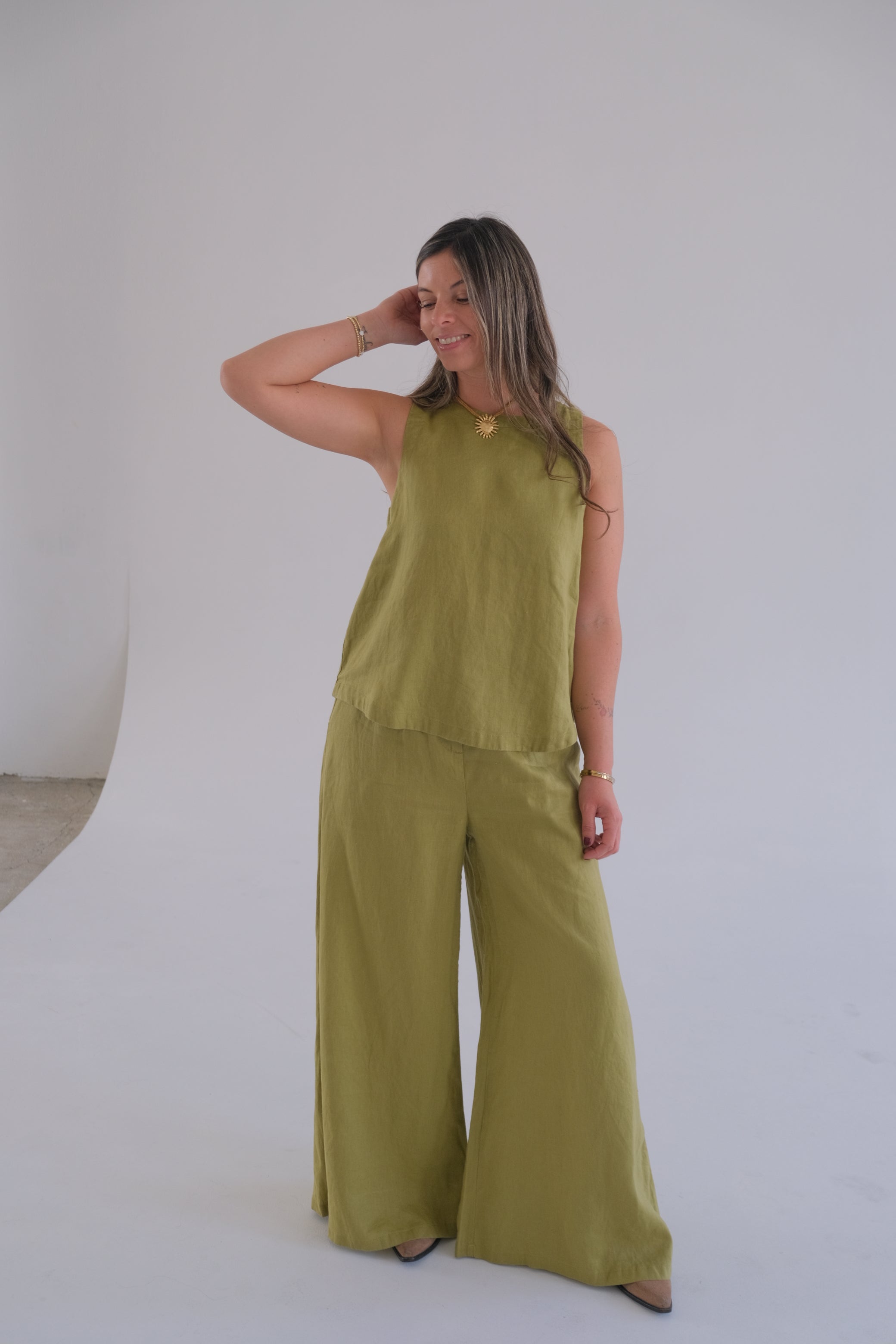 Pantalón Asia Pistacho CÁPSULA