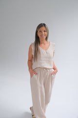 Musculosa Betiana Beige