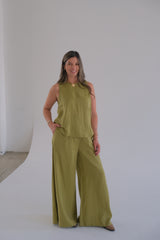 Musculosa Comodín pistacho CÁPSULA