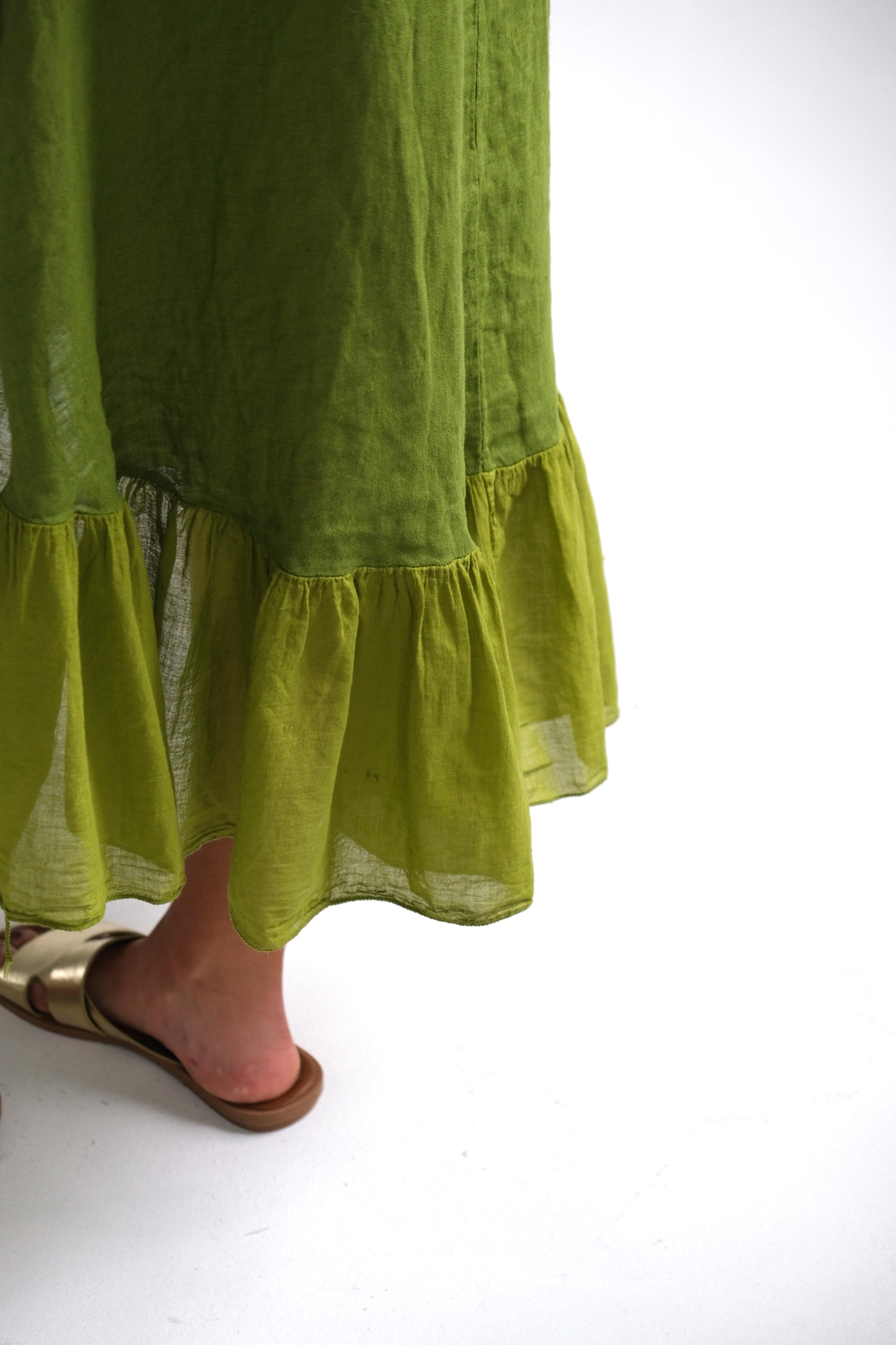 Vestido Flamenquero Pistacho