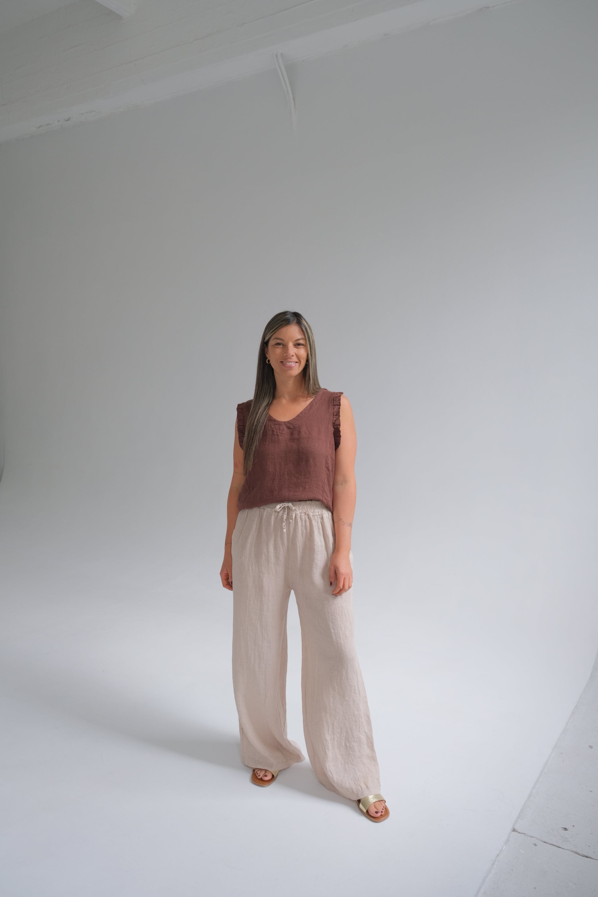 Musculosa Betiana Chocolate