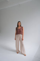 Musculosa Betiana Chocolate