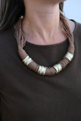Collar Esencia Chocolate