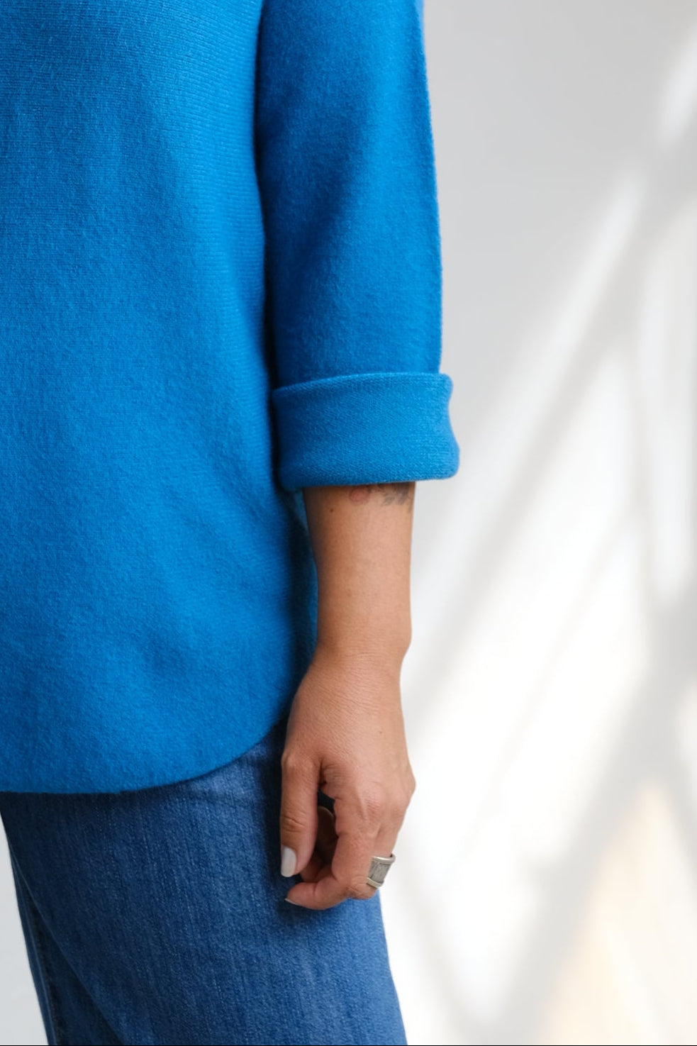 Sweater Comodín Azul Francia
