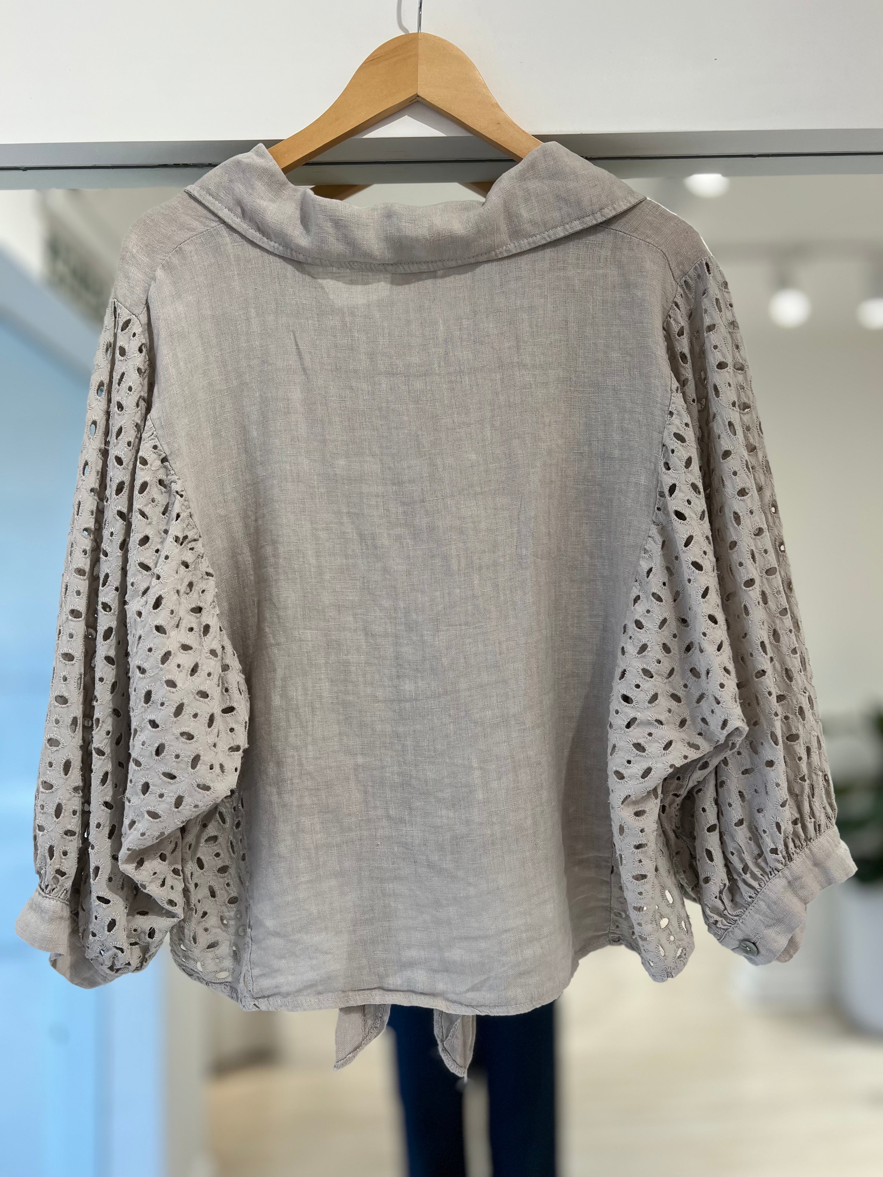Camisa Mila beige