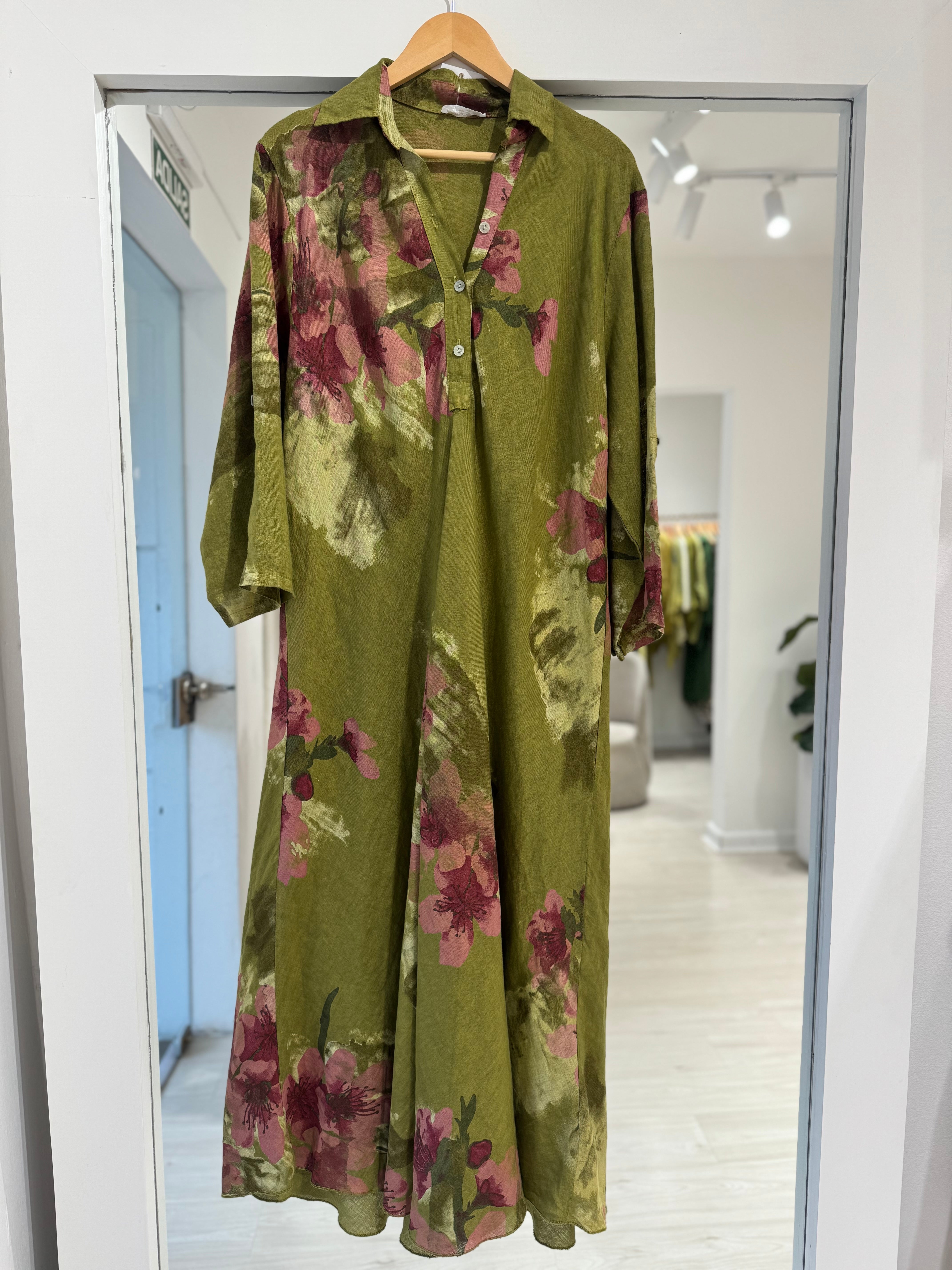 Vestido Havana pistacho