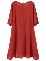 Vestido Magic Midi terracota