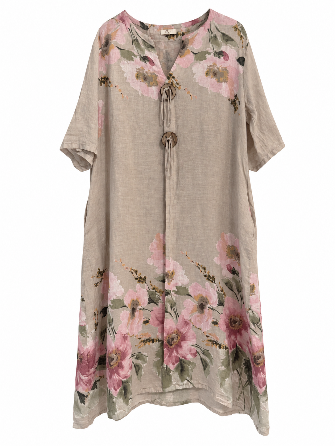 Vestido Positano beige