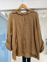 Camisa Libia tostado