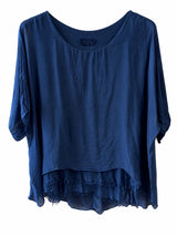 Blusa Mambo azul marino