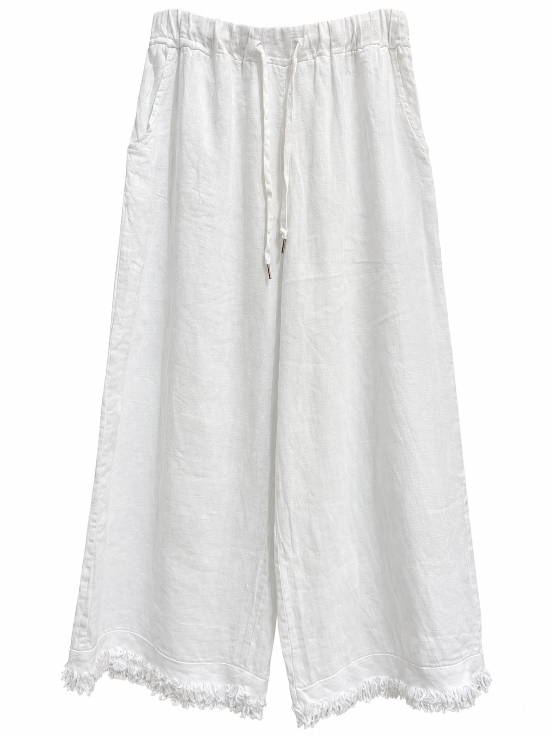 Pantalon Flecos Blanco