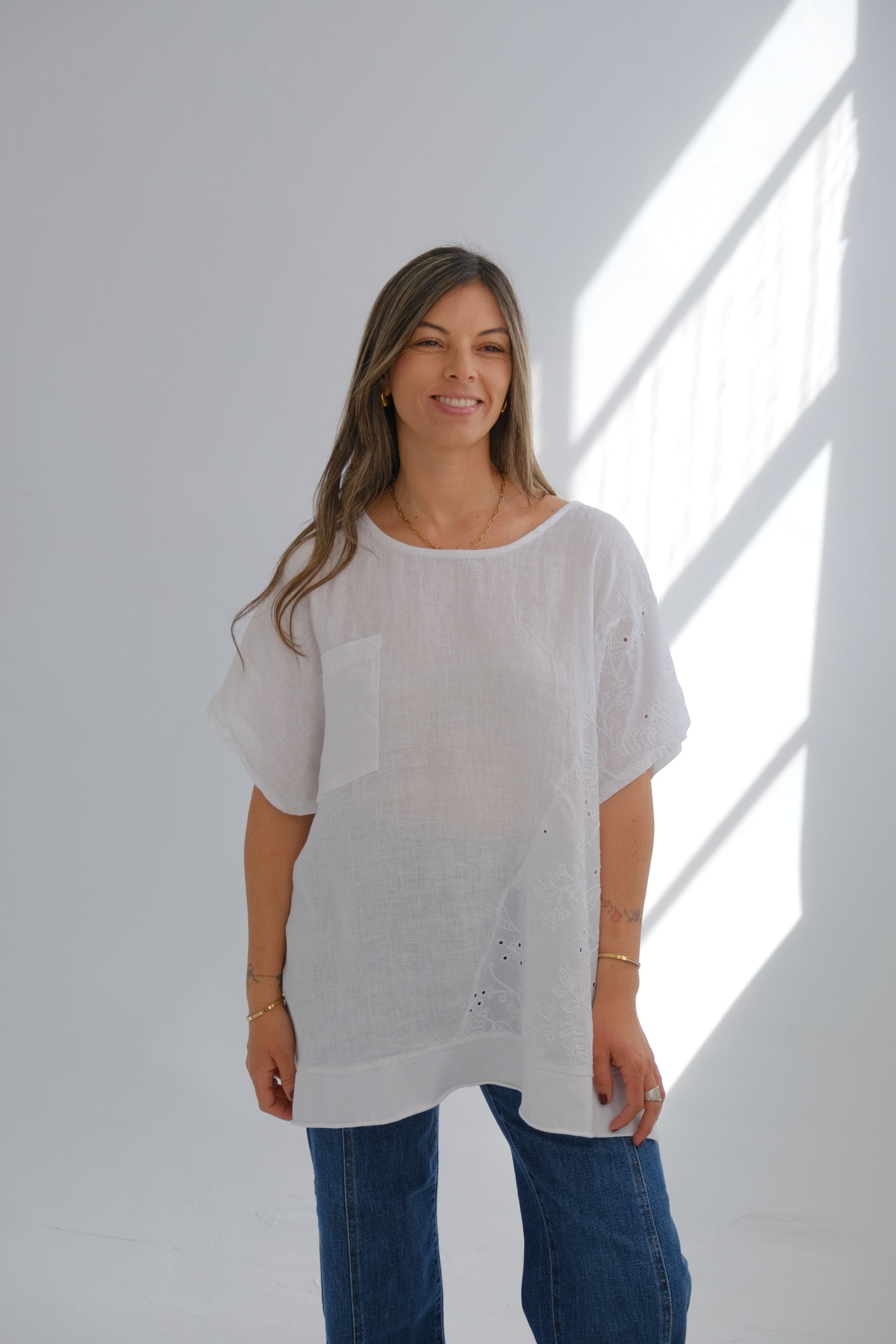 Blusa Azucena Blanco