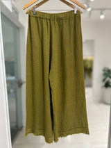 Pantalon Flecos verde pistacho