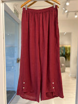 pantalon Java bordo