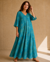 Vestido Magic Estampado Verde Esmeralda