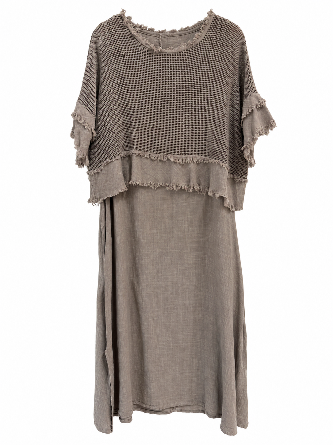 Vestido Jacinta Visón