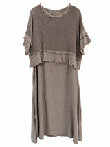 Vestido Jacinta Visón