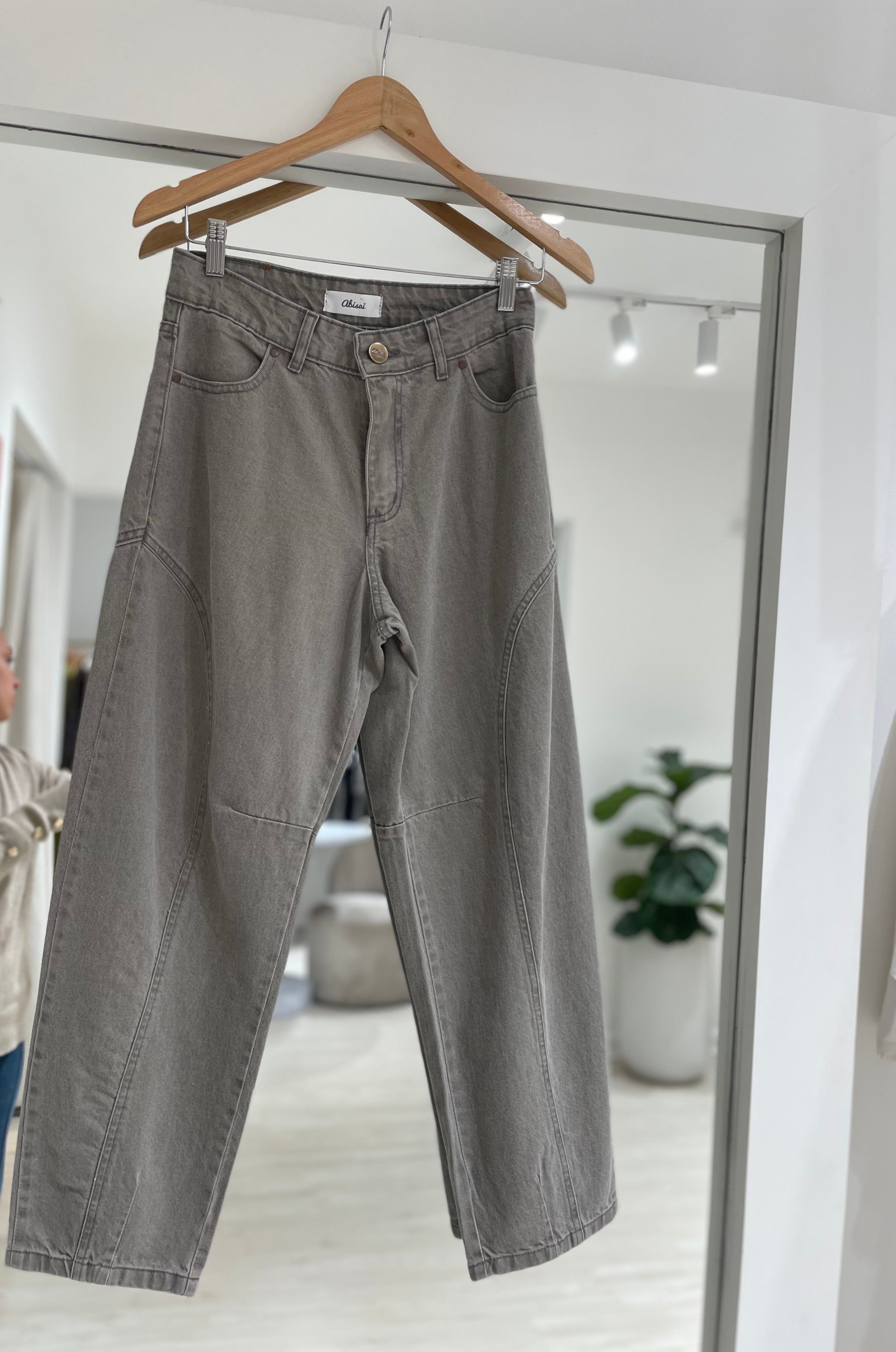 Jean Baggy gris