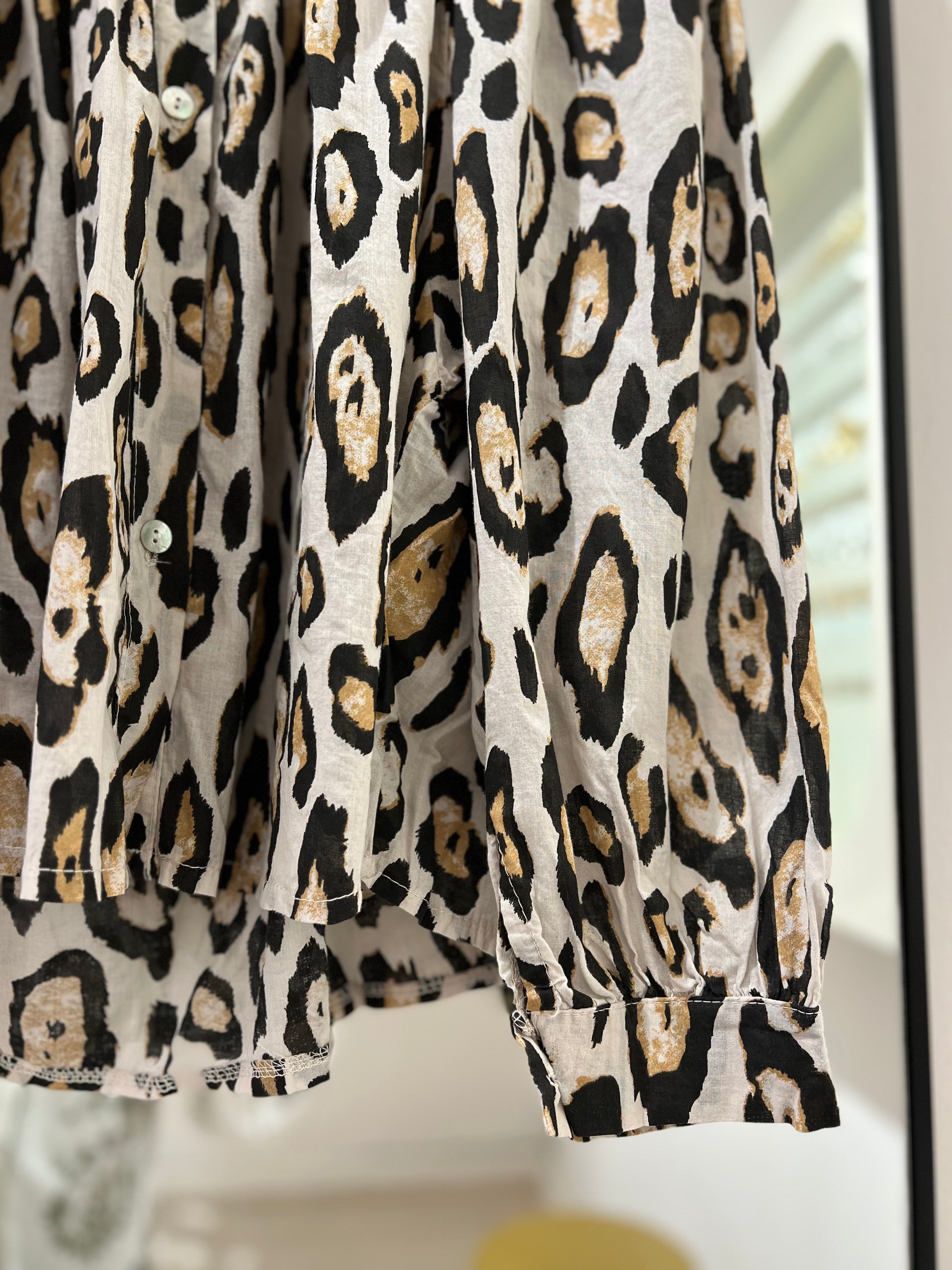 Camisa Agata Print Crudo