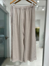 Pantalon Flecos Beige