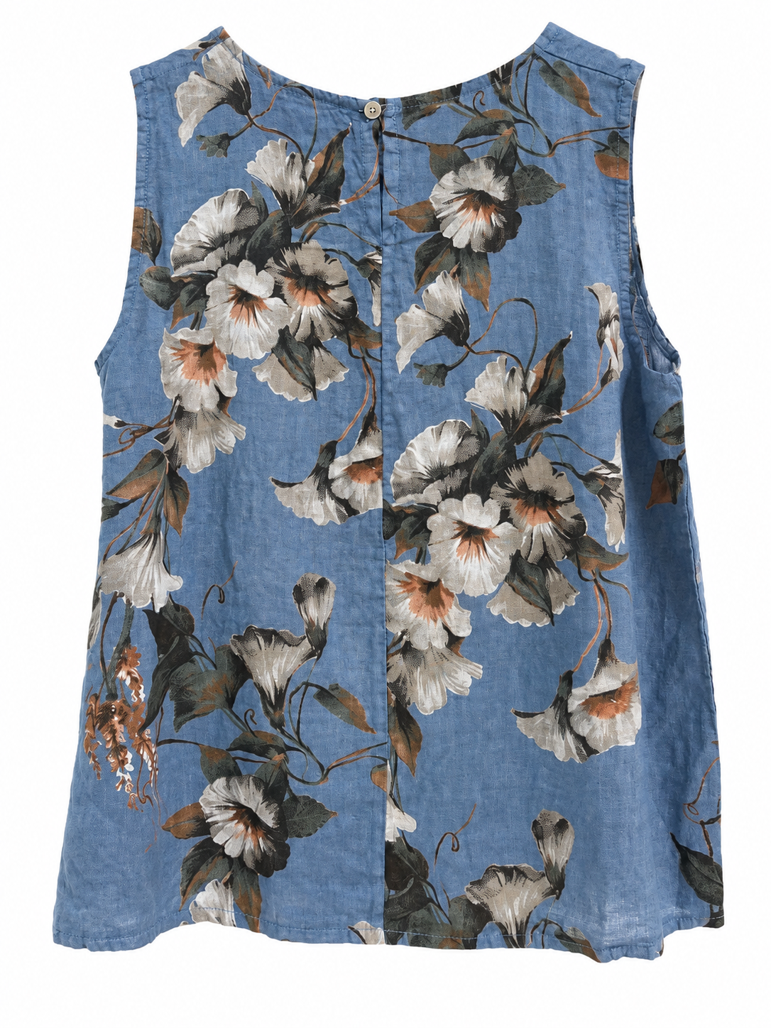 Musculosa Gina azul jean