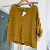 Blusa Roma Mostaza