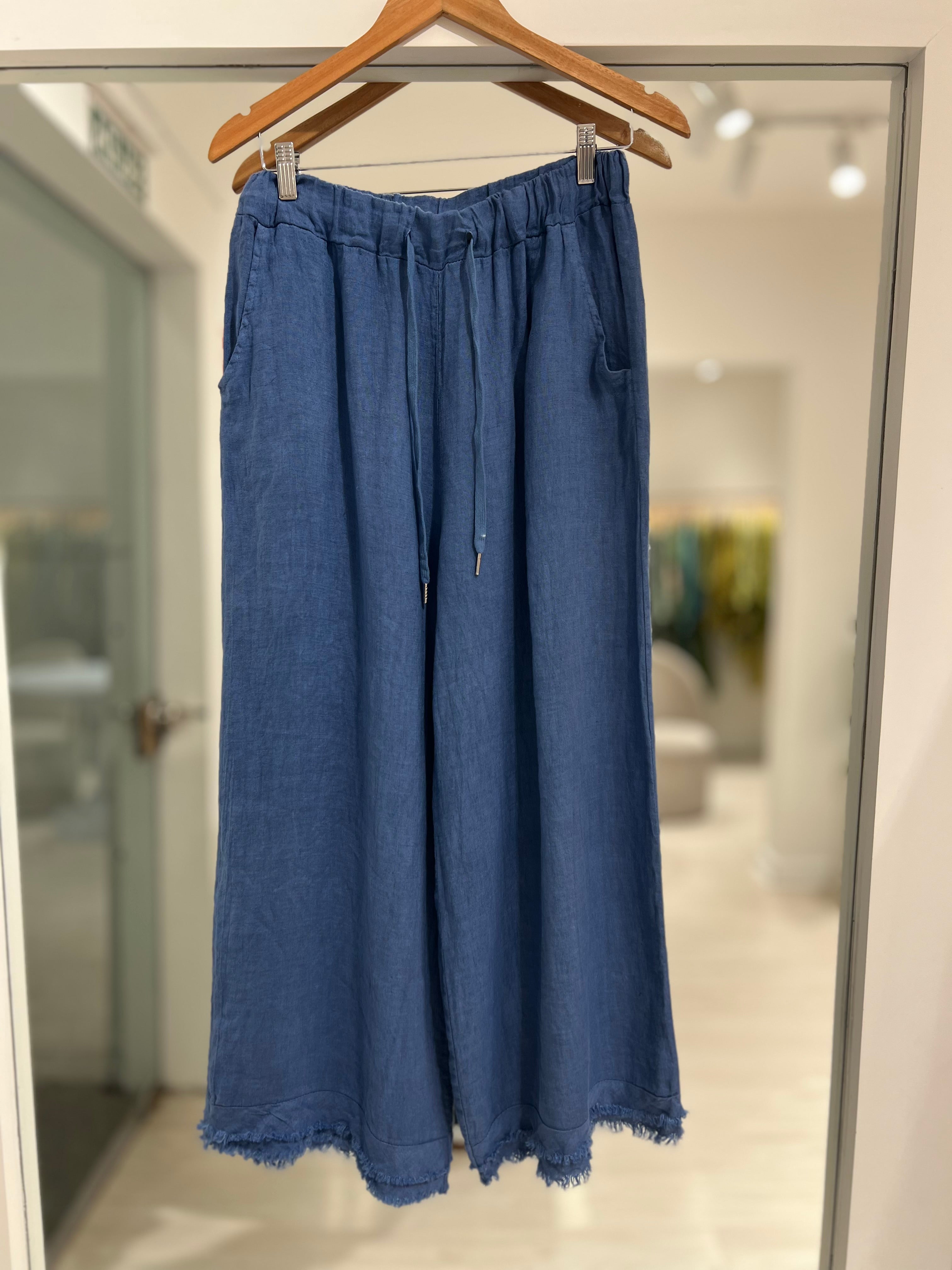 Pantalon Flecos azul jean