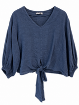 Blusa Nudo azul marino