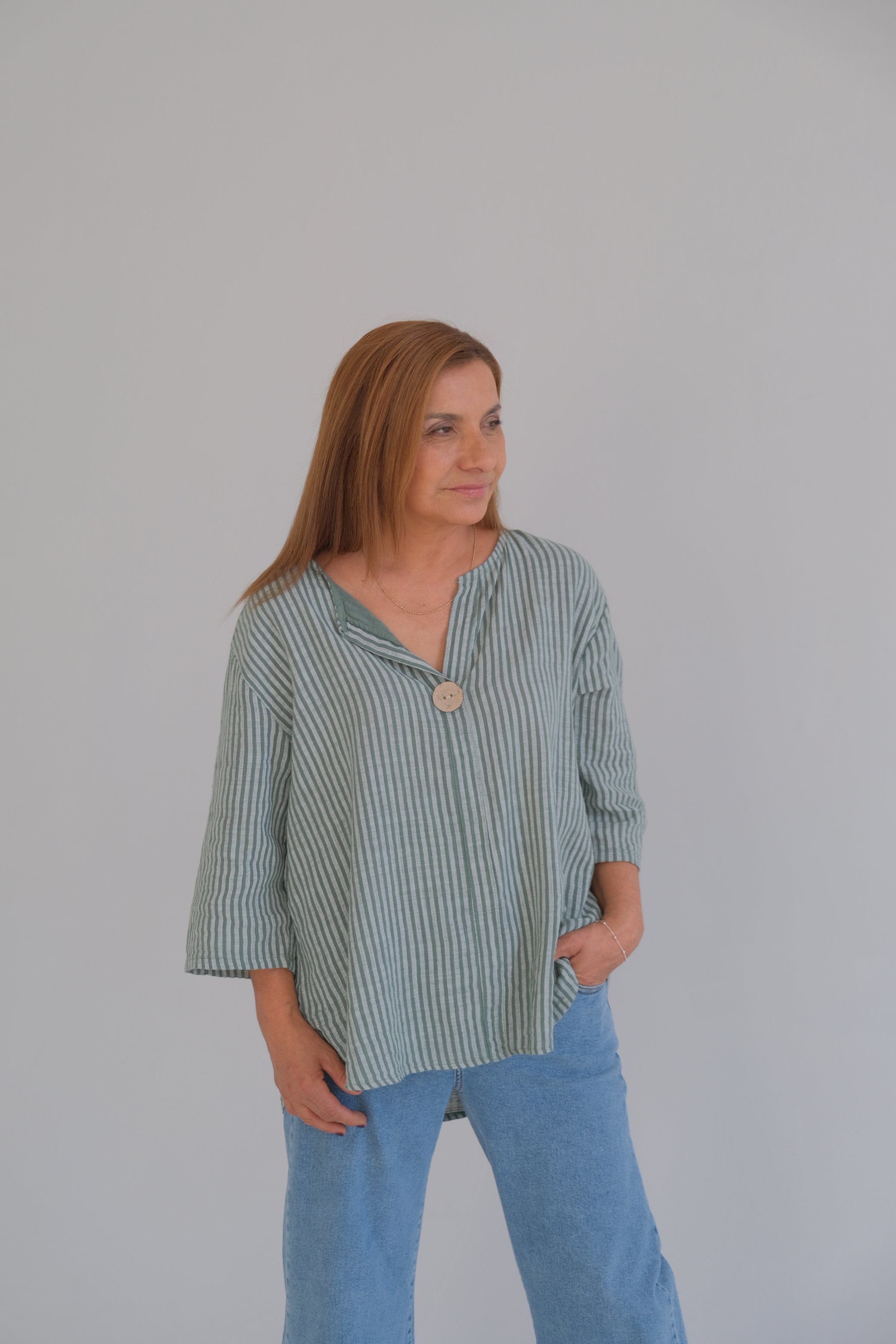 Blusa Manarola Verde Seco