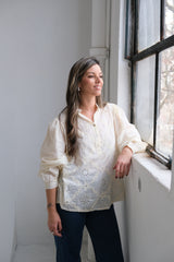 Blusa Madrid Manteca