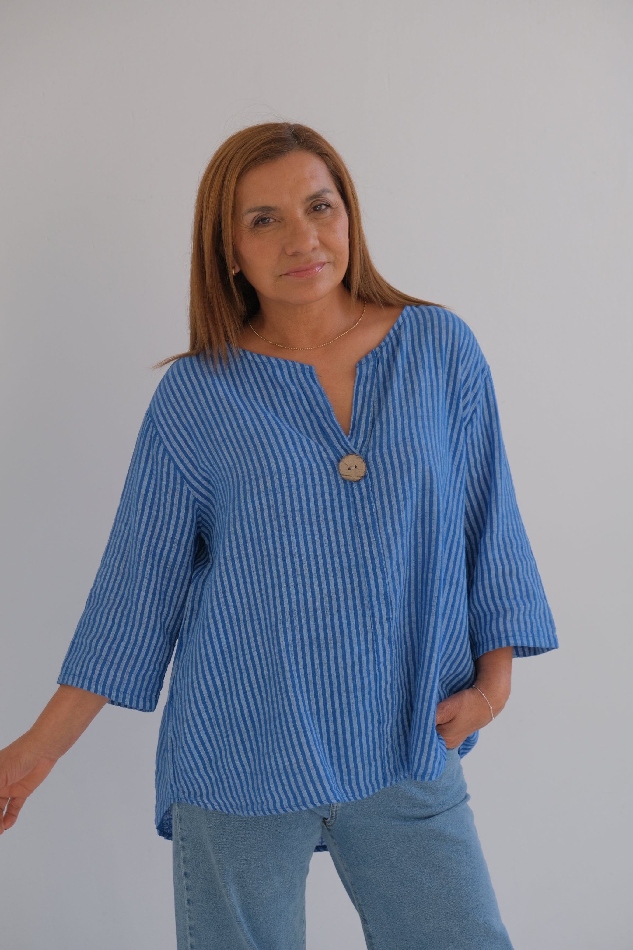 Blusa Manarola Azul