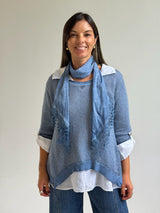 Sweater 3 en 1 celeste Jean
