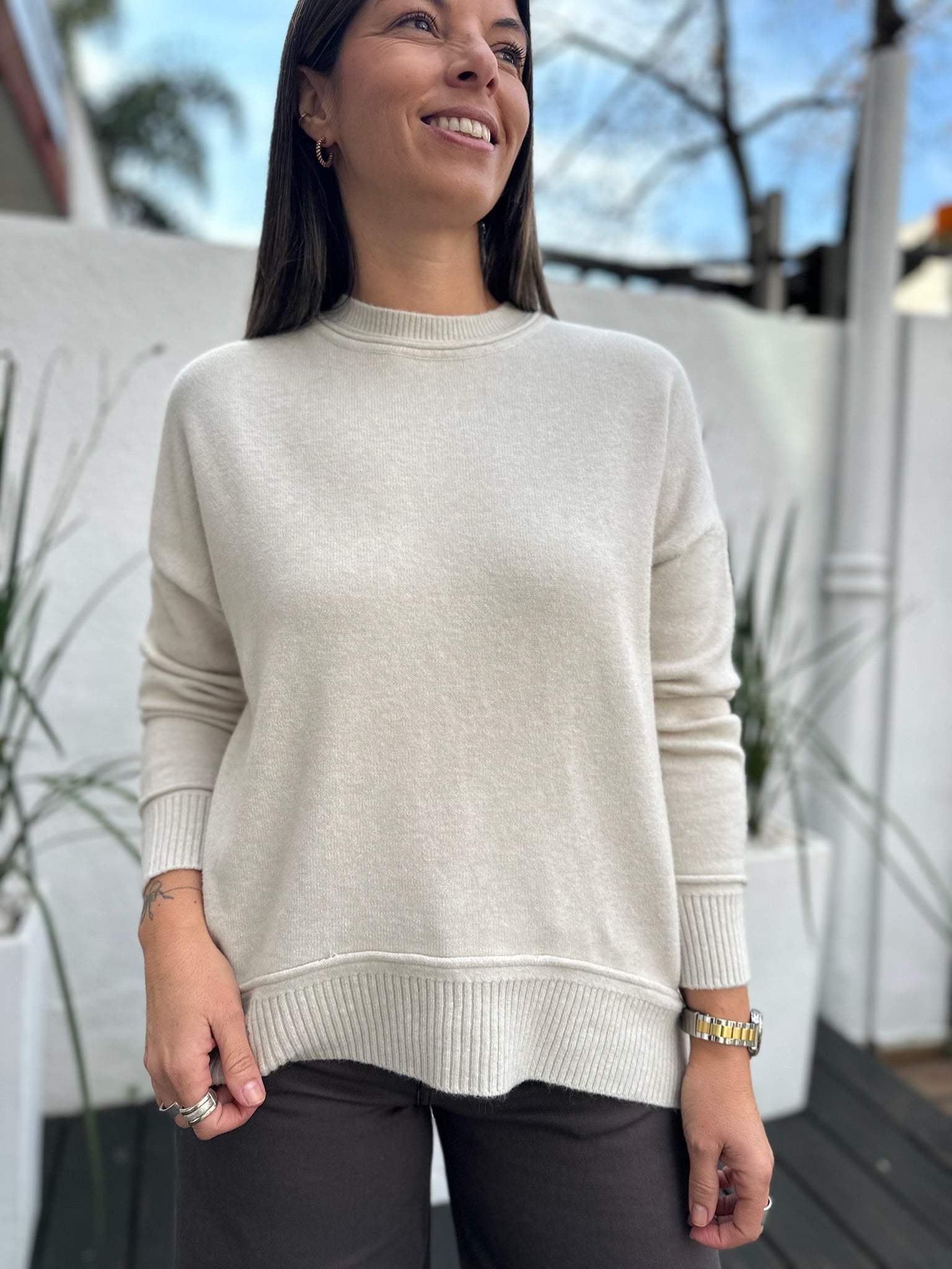 Sweater Max Beige