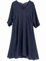 Vestido Magic Midi azul marino